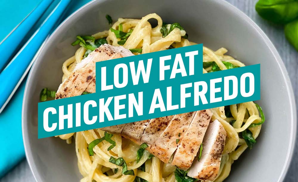 There’s nothing more comforting than a creamy bowl of chicken alfredo pasta, but if you’re trying to eat less fat, this classic Italian dish can seem off limits.