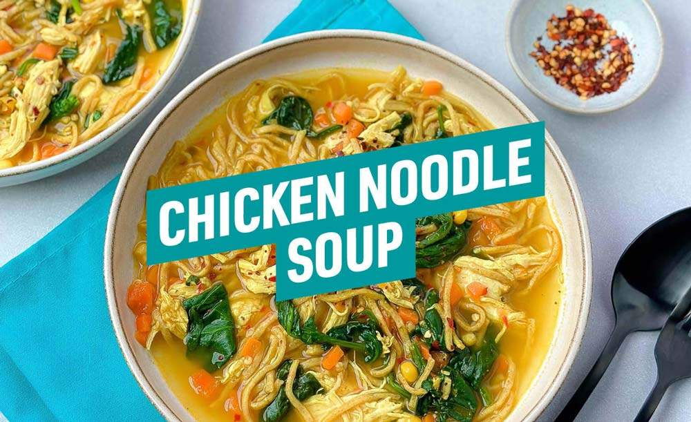 Chicken noodle soup is a staple dish in many cultures, and often seen as a comfort food during colder months or flu season.