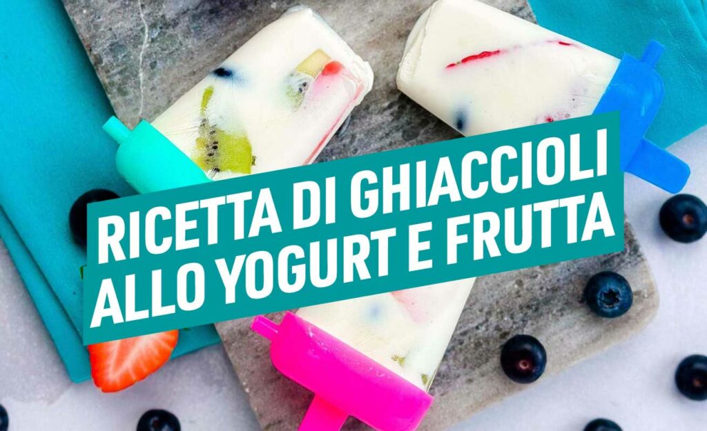 Cremosi e deliziosi, i nostri ghiaccioli allo yogurt sono ricchi di fragole, kiwi e mirtilli e contengono meno di 6 g di zucchero ciascuno.